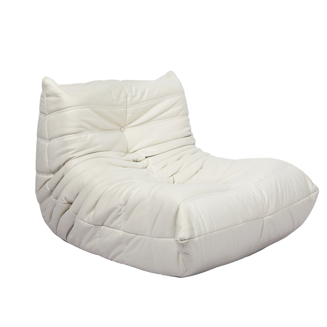 Levede Floor Chair Caterpillar Sofa Beige-2018816924498137088