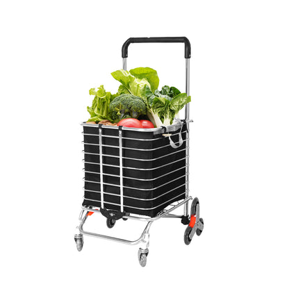 Mountview Foldable Shopping Cart Trolley-1954802730950332416