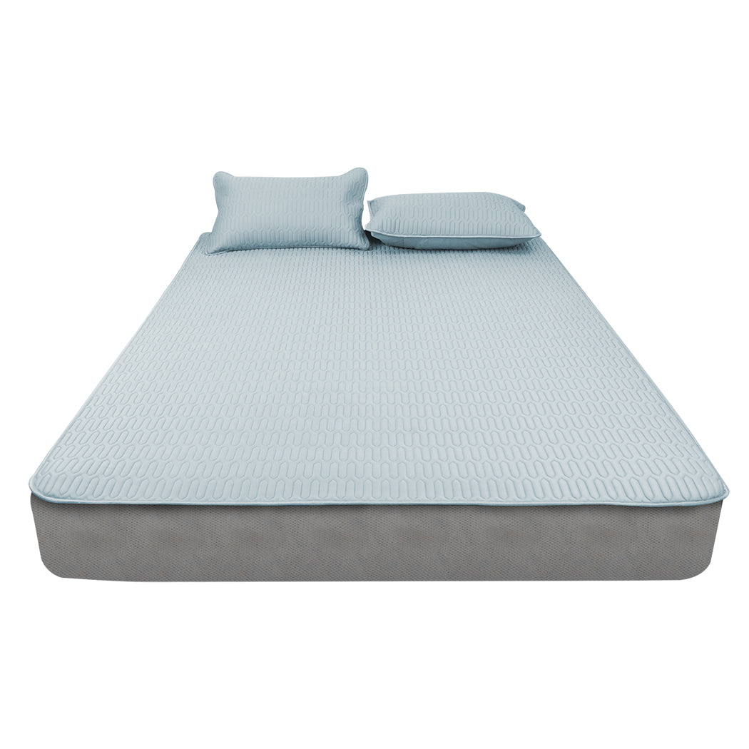 DreamZ Latex Cooling Bed Sheet Set Fitted 3PCS King-1954802917701718016