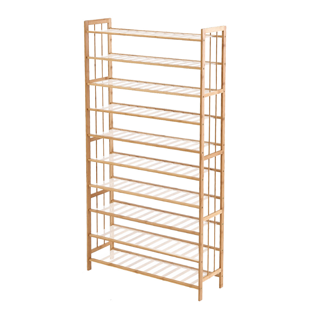 Levede Bamboo Shoe Rack Storage Wooden-1954802689896484865