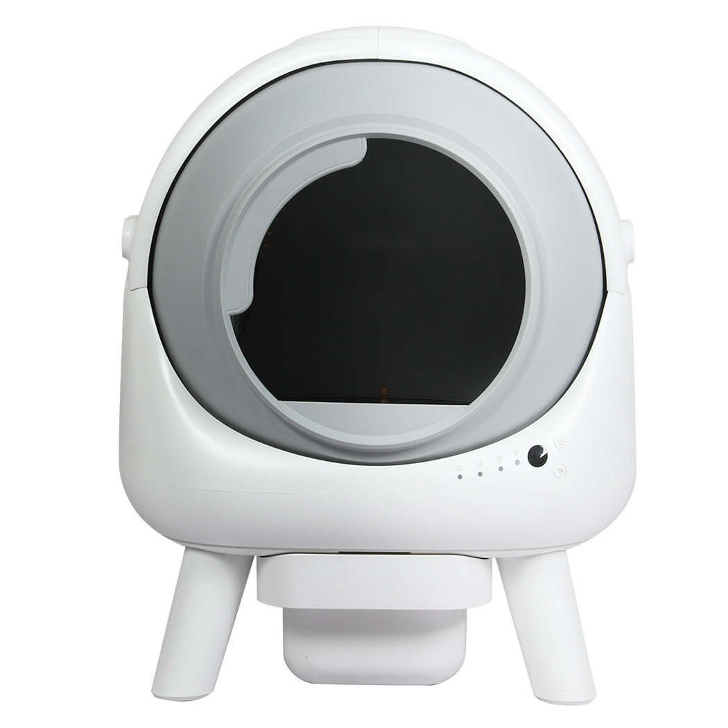 PaWz Smart Self Cleaning Cat Litter Box APP Control White-2018816915941756929