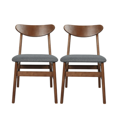 Levede 2xDining Chairs Kitchen Chair Brown 2Pack-1954802985624276993