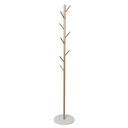 Levede Coat Rack Hat Clothes Stand Hanger Gold-1954803009837993985