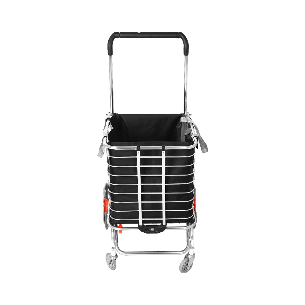 Mountview Foldable Shopping Cart Trolley-1954802730950332417