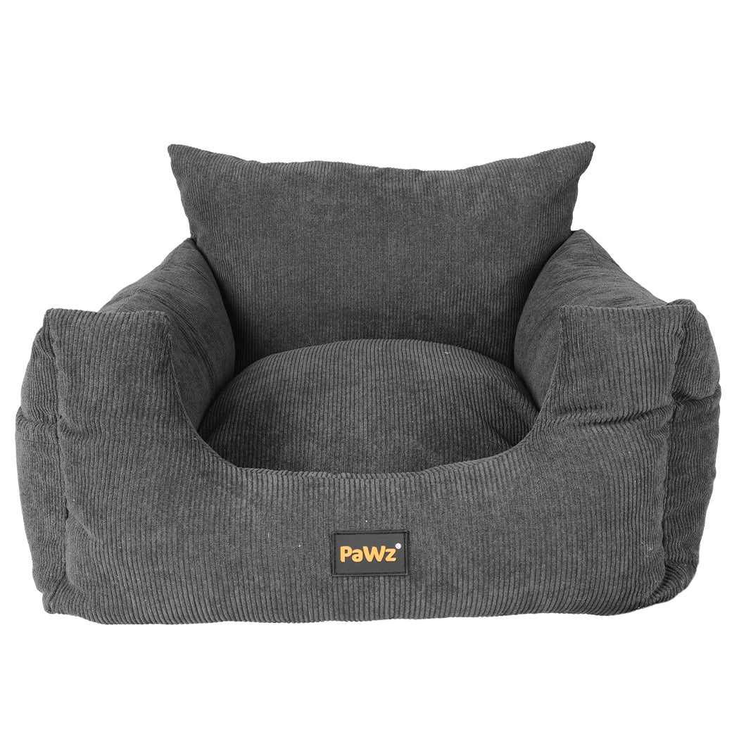 PaWz Pet Car Booster Seat Dog Protector M Grey Medium-2006732991241523201