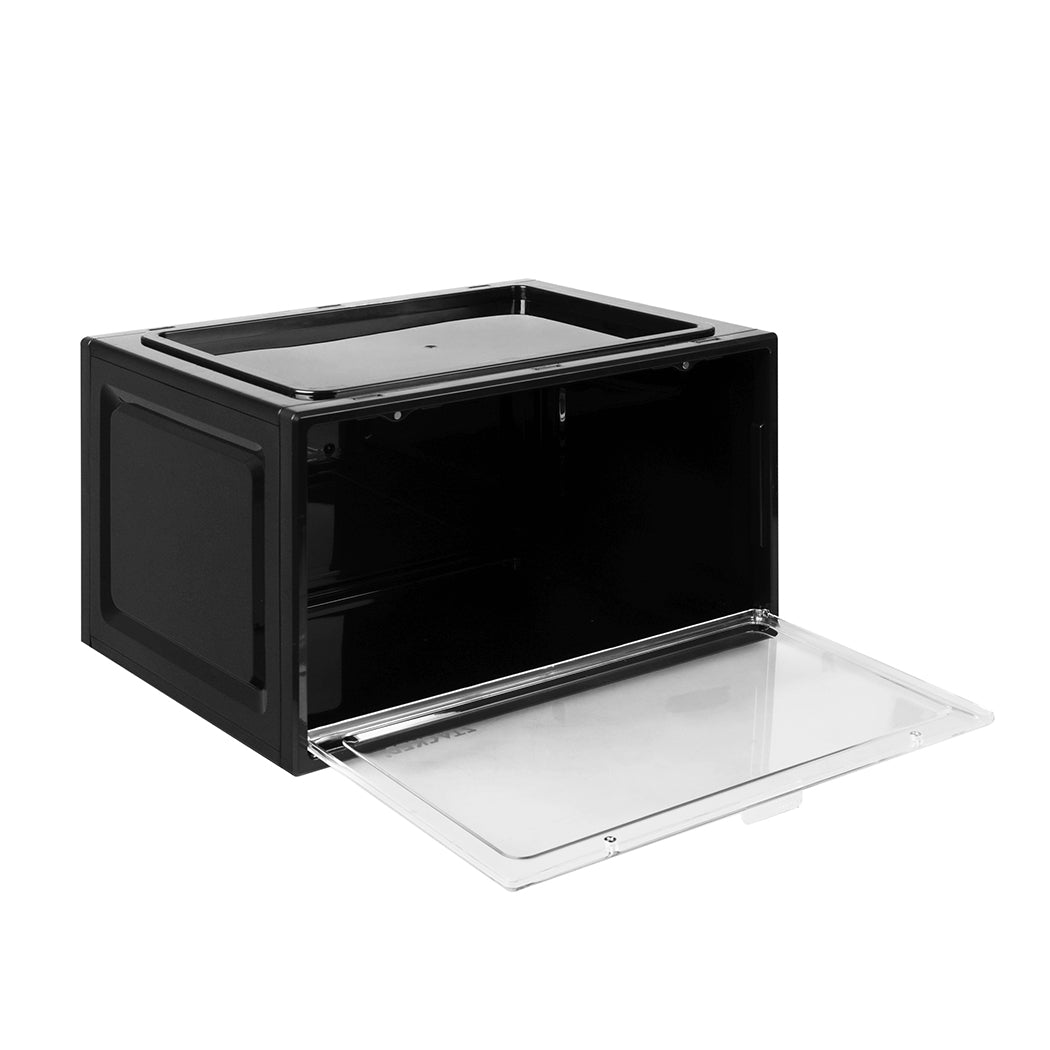 Stacked Shoe Box Acrylic Sneaker Display 1PC Black-2006733023067901953