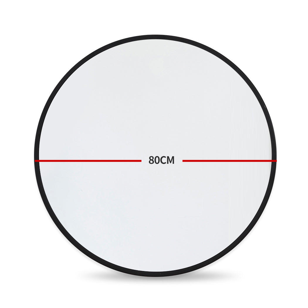 Wall Mirror Round Shaped Bathroom Makeup X-Large-1954802954850668546