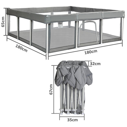 Bopeep Kids Playpen Foldable 180X180-1954802415811301378