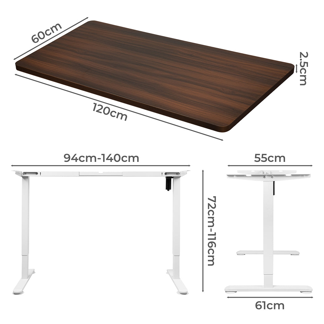 Levede Motorised Standing Desk Height 120cm Walnut 800x 1.5MM-2018816928264622082