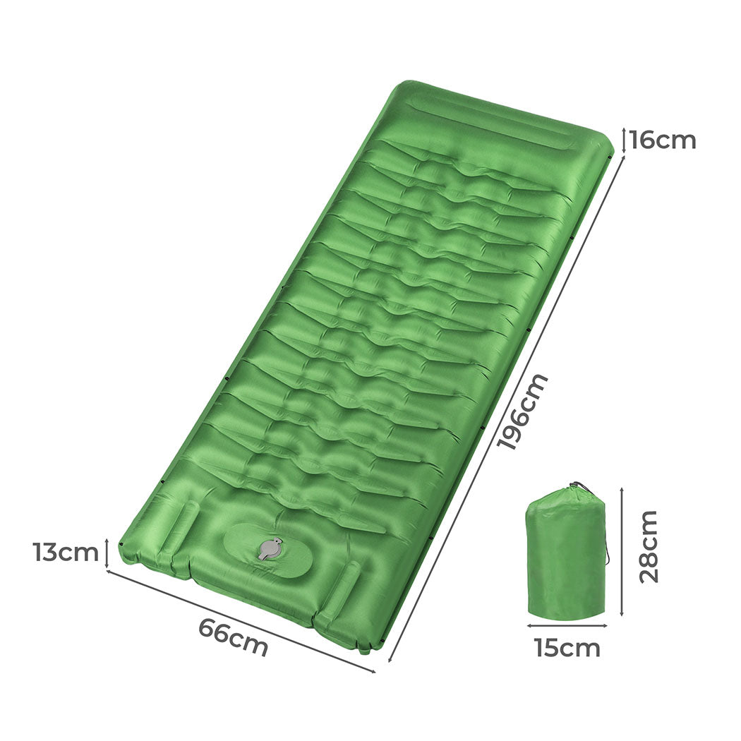 Mountview Sleeping Mat Air Bed Pad Caming Single-1954802440368951298