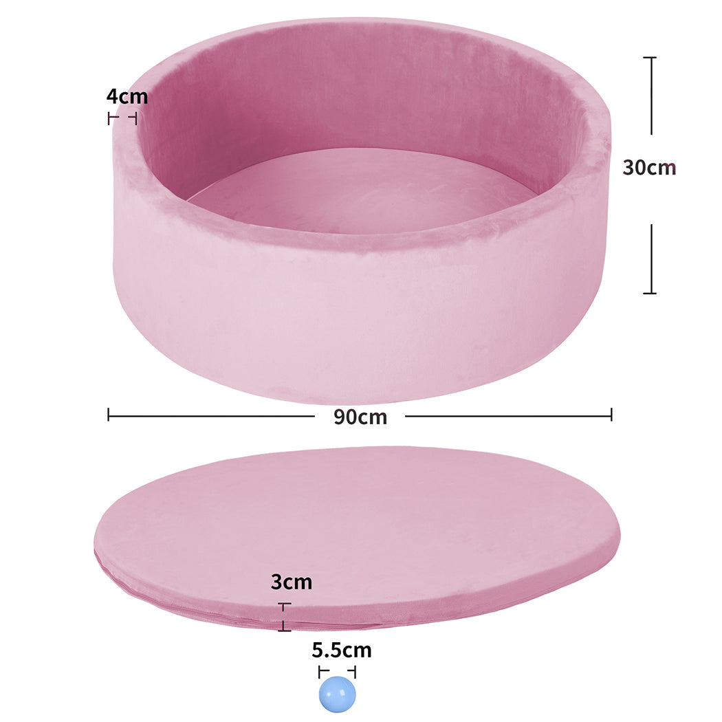 BoPeep Kids Balls Pit Baby Ocean Play Pink-1954802777679073282