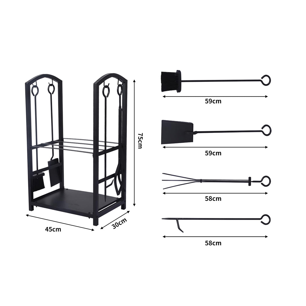 Traderight Firewood Rack 4 Fireplace-1954802737006907394
