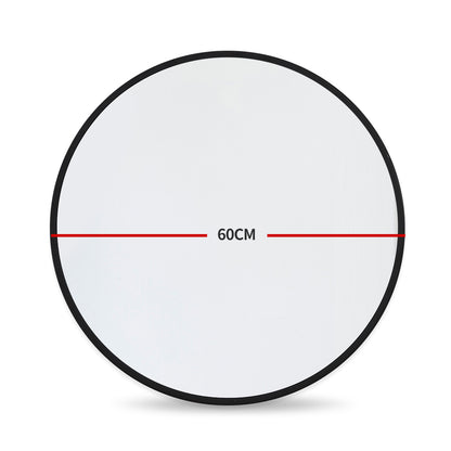 Wall Mirror Round Shaped Bathroom Makeup Medium-1954802954406072322