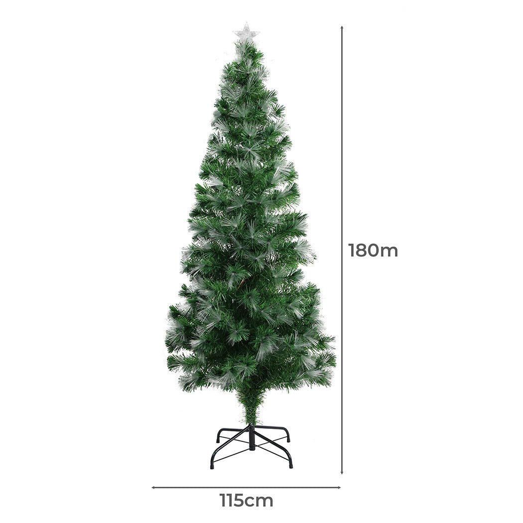 SANTACO Christmas Tree Fibre Optic 1.8M-1954802397847097346