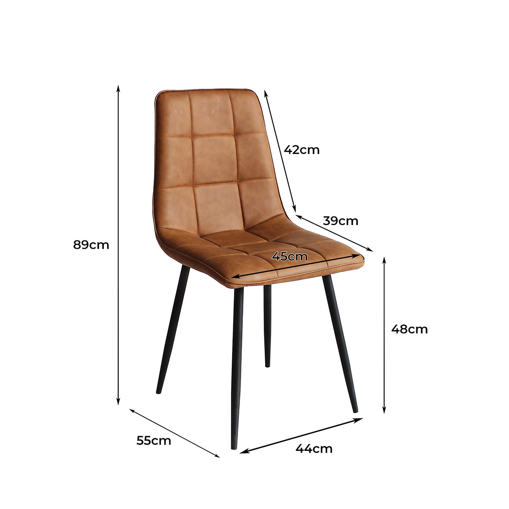 Levede 8x Dining Chairs Kitchen Chair-1966287365005774850