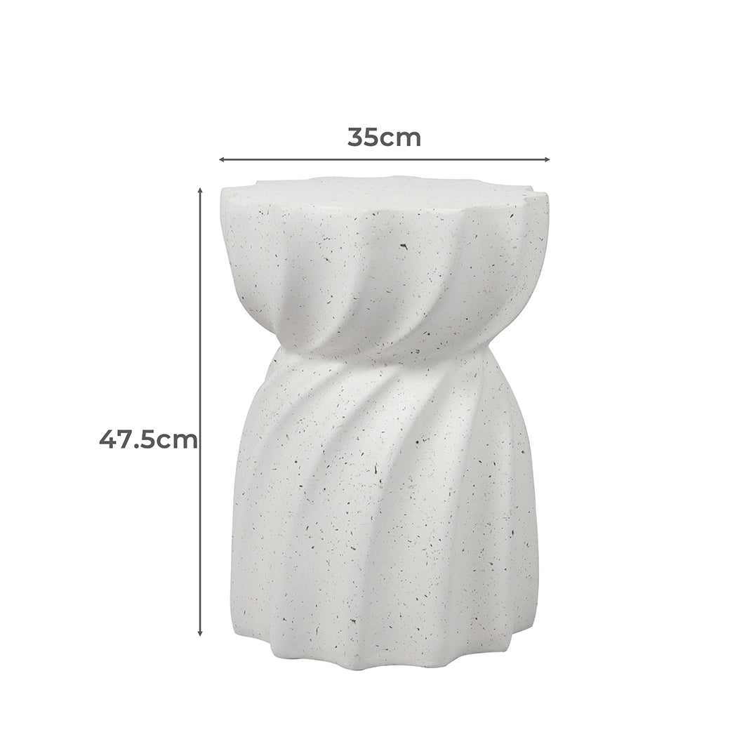 Levede Side Table End Terrazzo Hourglass-1954802989415927810