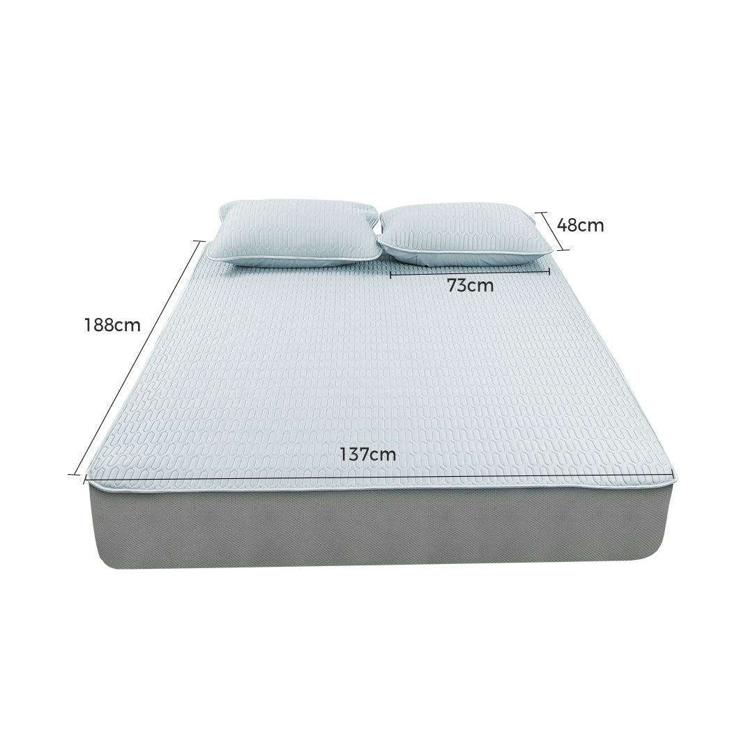 DreamZ Latex Cooling Bed Sheet Set Fitted 3PCS Double-1954802917450059778