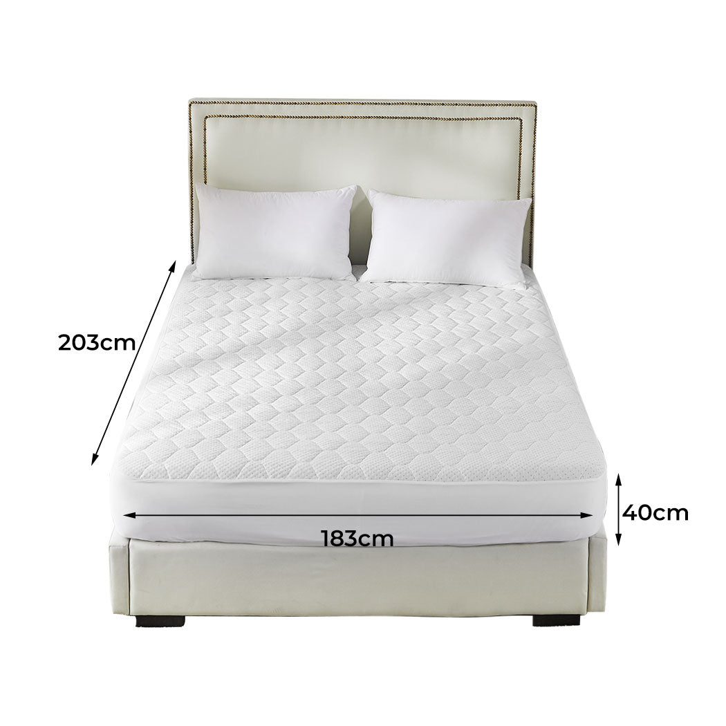 Dreamz Mattress Protector Topper Bamboo King-1954802845534523394