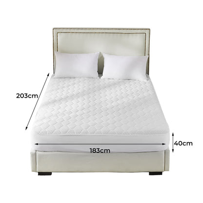 Dreamz Mattress Protector Topper Bamboo King-1954802845534523394