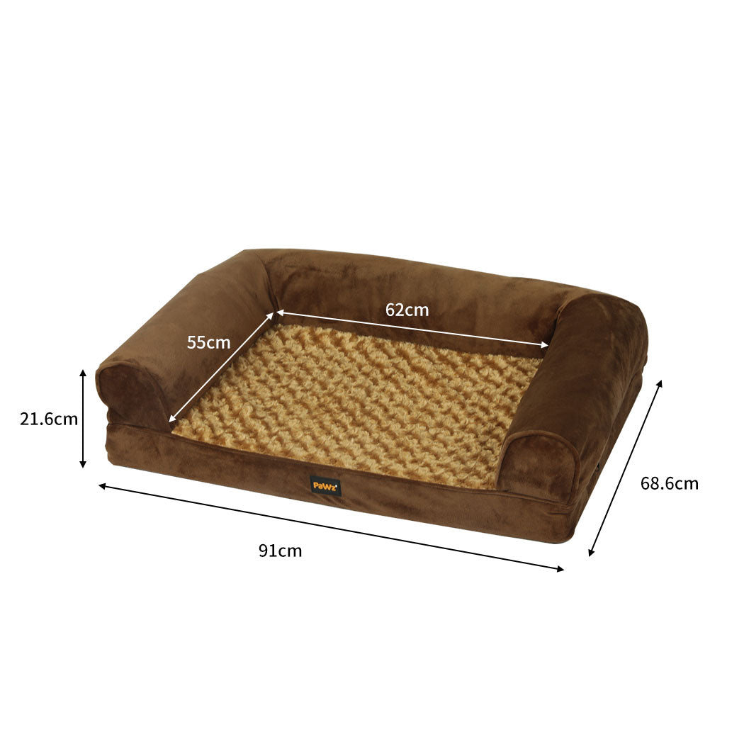 PaWz Pet Bed Sofa Dog Bedding Soft Warm L-2018816793287725058