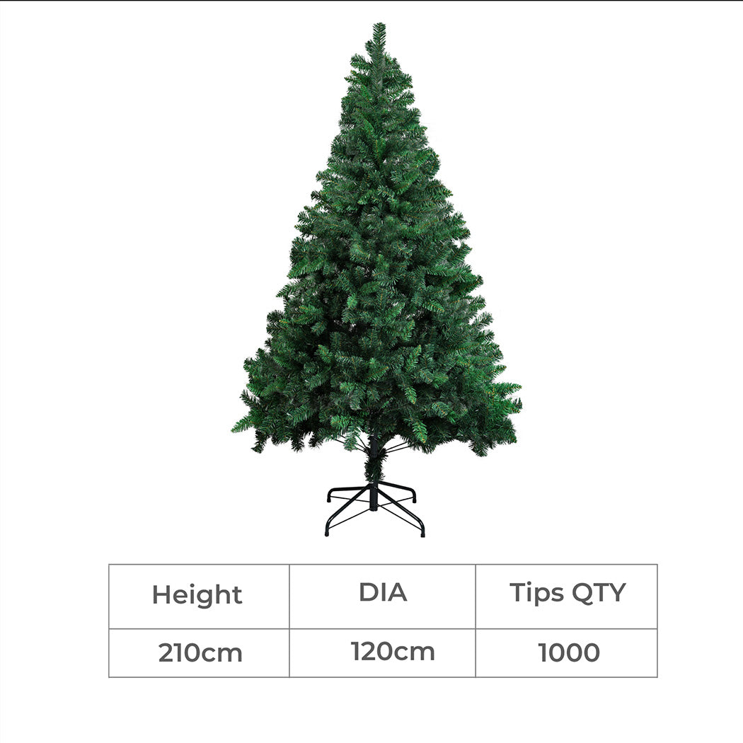 SANTACO 2.1M Christmas Tree with Stand-1954802399088611330