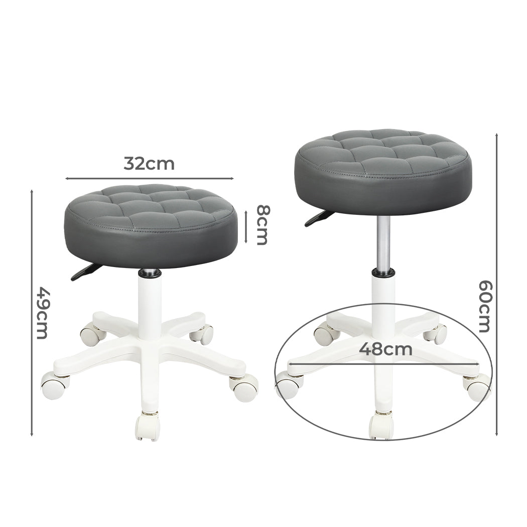 Levede Rolling  Bar Stool-2018816738510114818