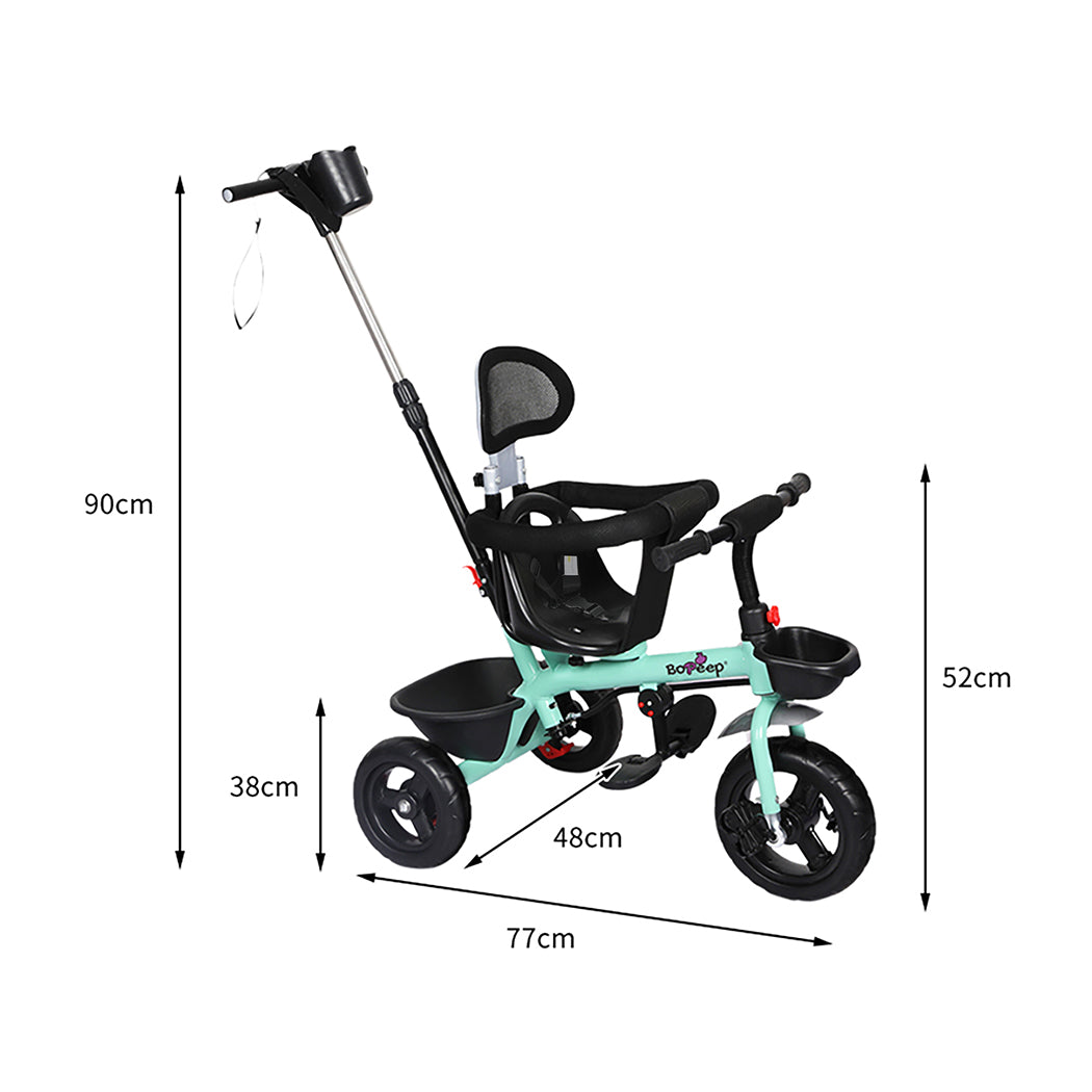 BoPeep Kids Tricycle Ride On Trike Toddler Green-1954802769571483650