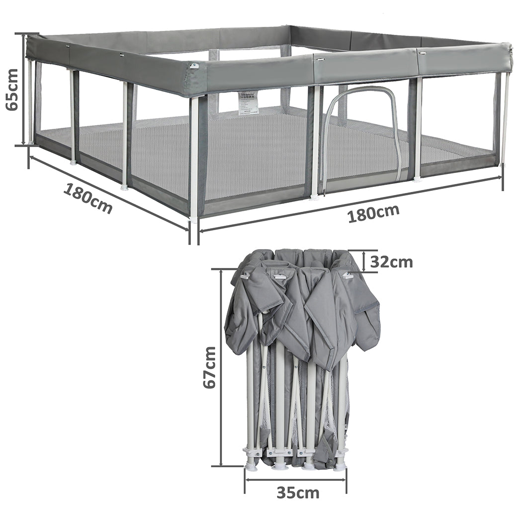 Bopeep Kids Playpen Foldable 180X180-2006732870076469250
