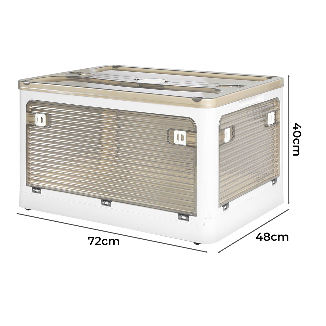 Storage Box Plastic Stackable Container L Large-1954802599278546946