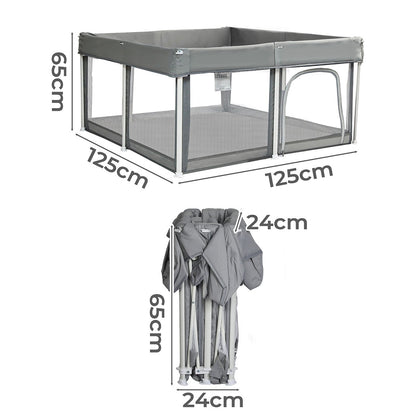 Bopeep Kids Playpen Foldable 125X125-1954802415404453890