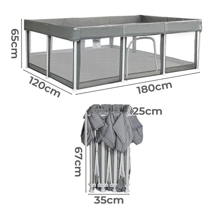 Bopeep Kids Playpen Foldable 120X180-1954802415580614658