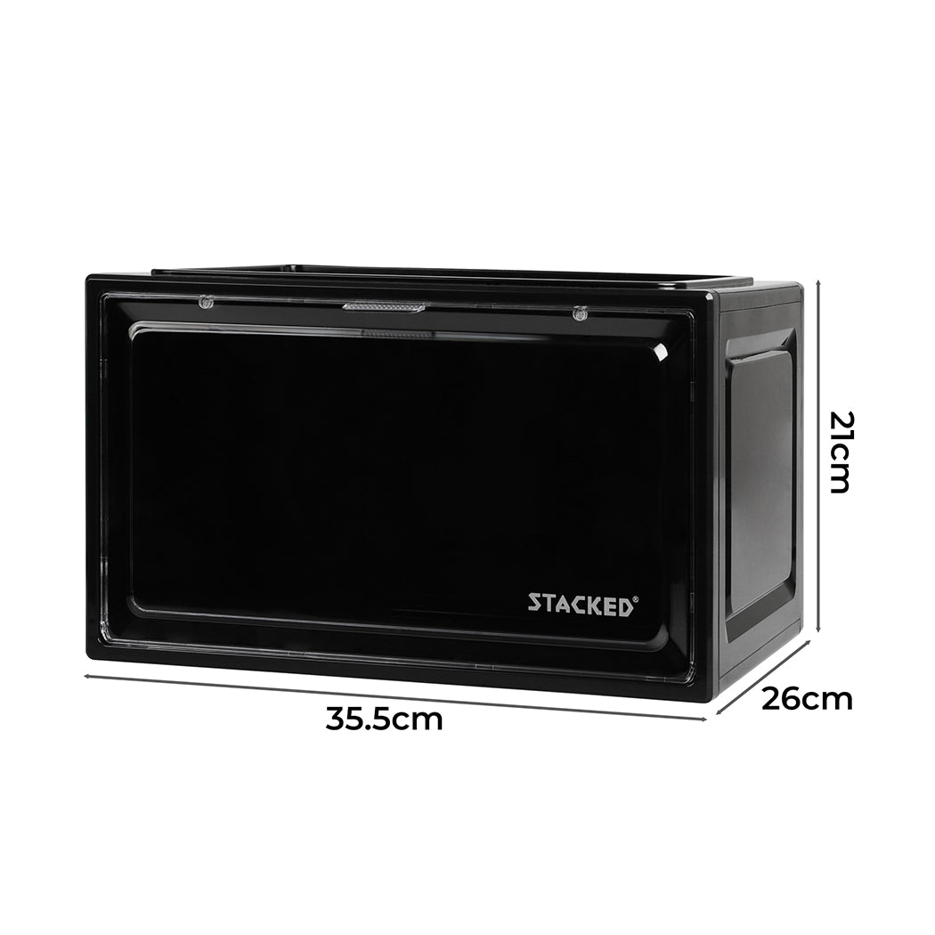 Stacked Shoe Box Acrylic Sneaker Display 1PC Black-2006733023067901954