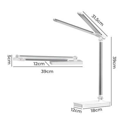 Emitto Double Head Desk Lamp LED Light Eye Caring USB-1954802474523168770
