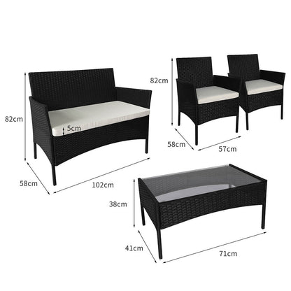 Levede 4PCS Outdoor Furniture Setting-1954802877994242050