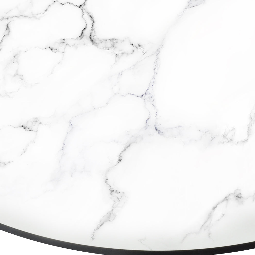 Levede Dining Table Kitchen 4 Person White-2006733275149766659