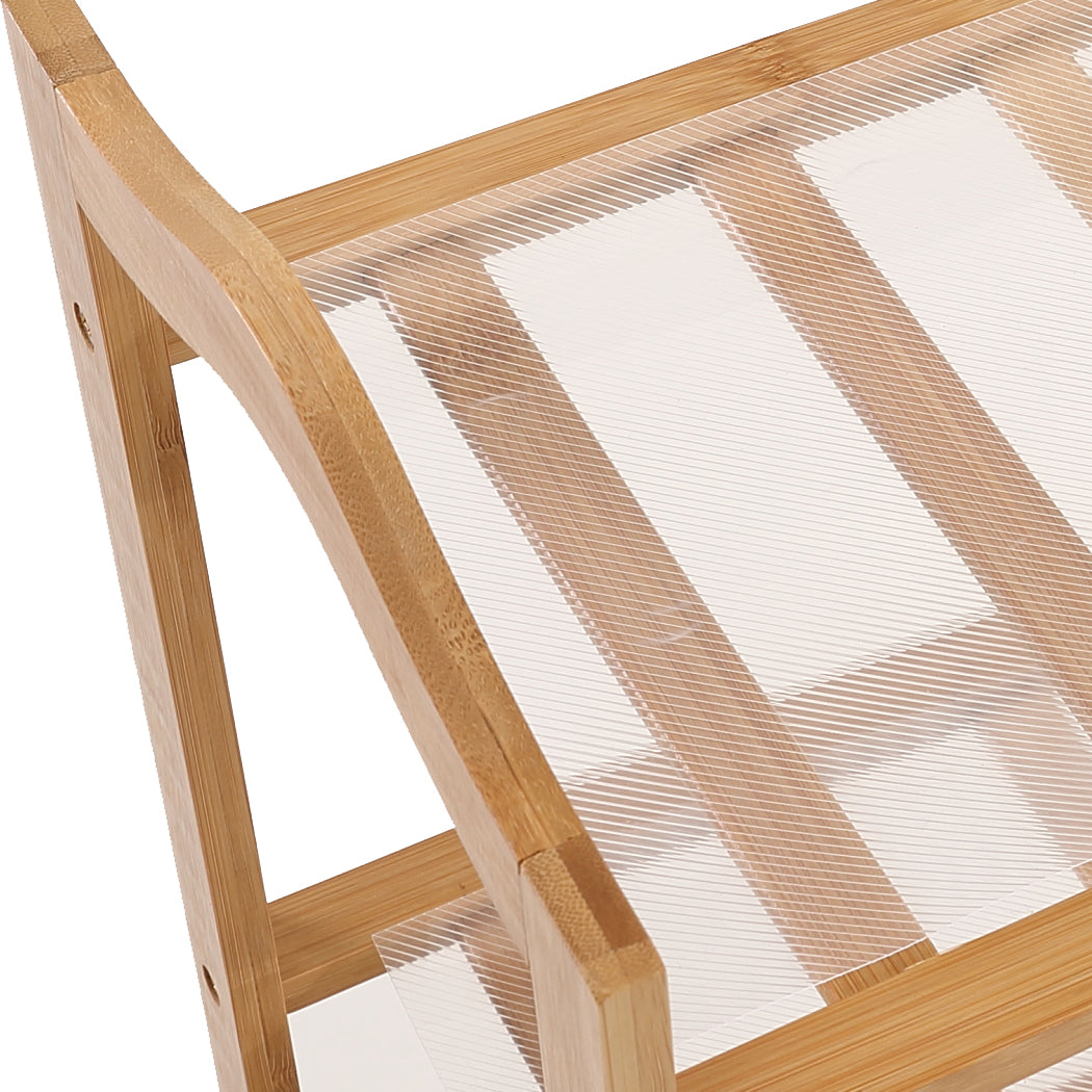 Levede Bamboo Shoe Rack Storage Wooden-1954802689896484867
