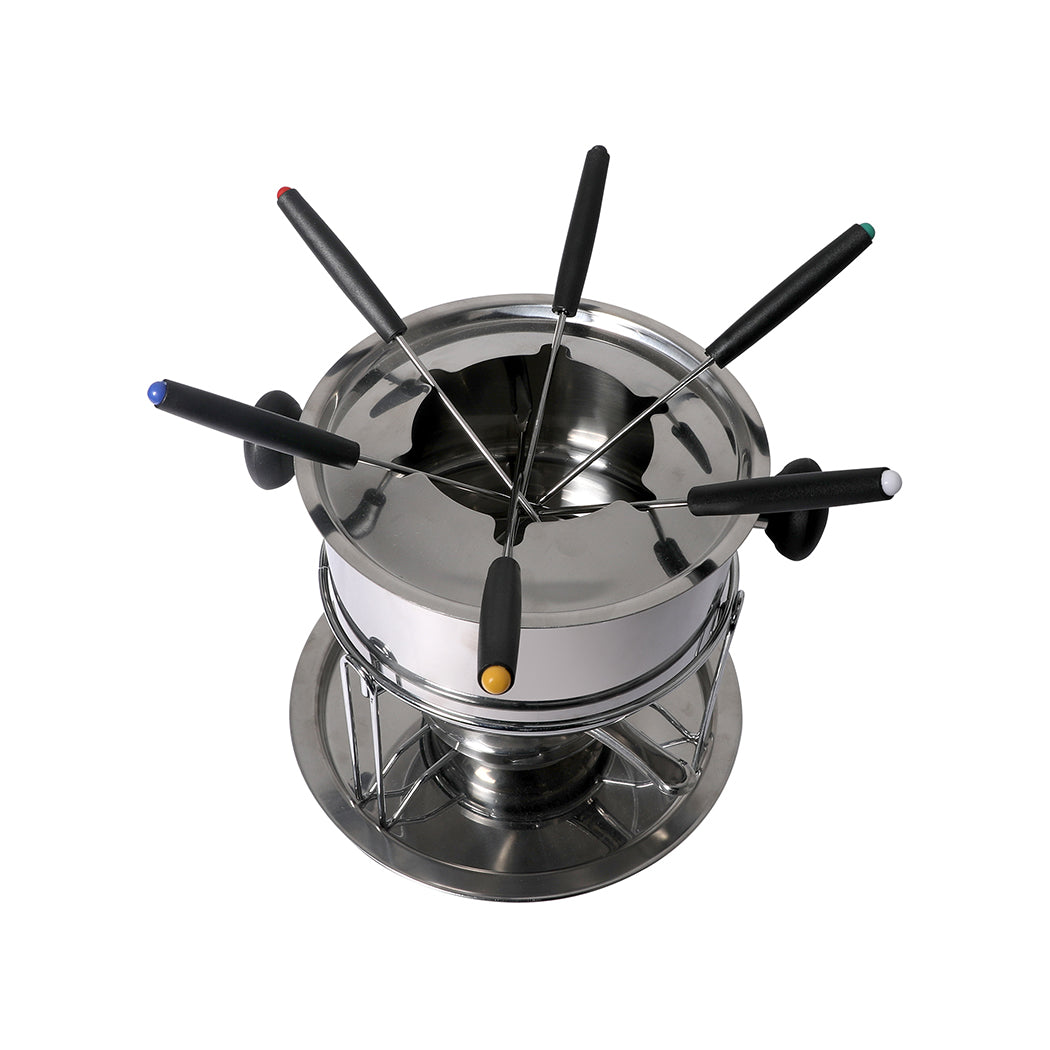 Toque Classic Fondue Set 12pcs Stainless-1954802792413663235