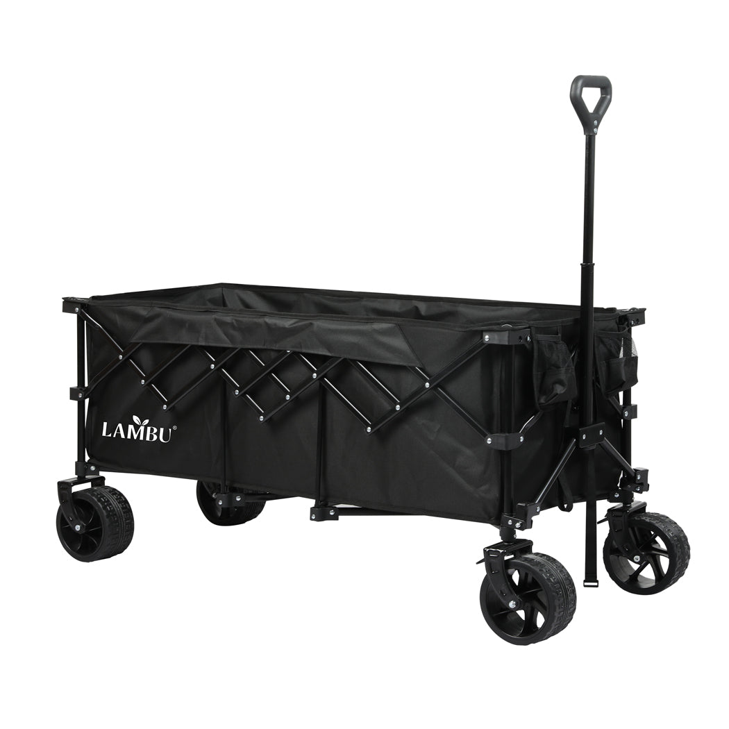 Lambu Folding Wagon Trolley Cart-1954802442663235587