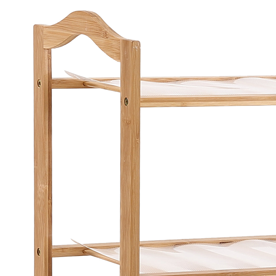 Levede Bamboo Shoe Rack Storage Wooden-1954802688814354435