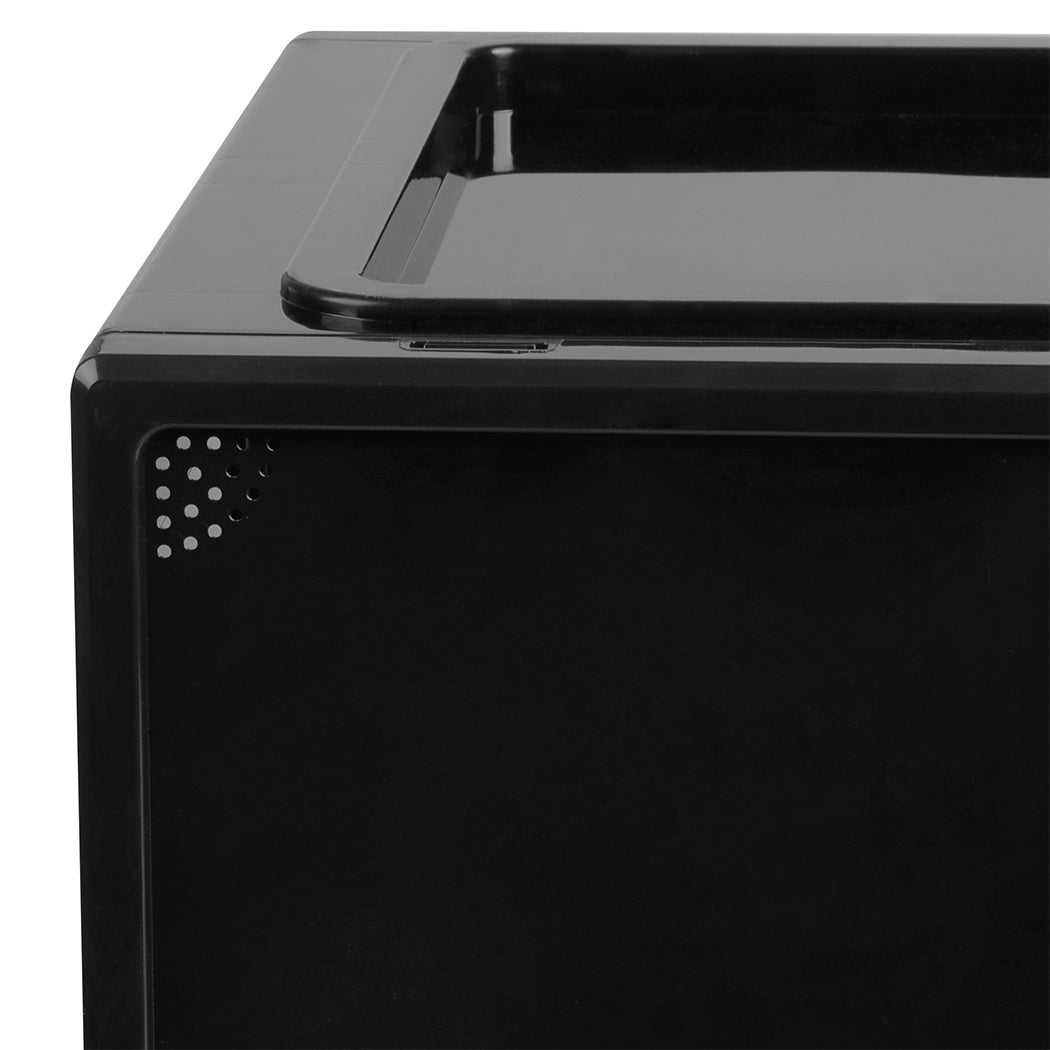 Stacked Shoe Box Acrylic Sneaker Display 1PC Black-2006733023067901955