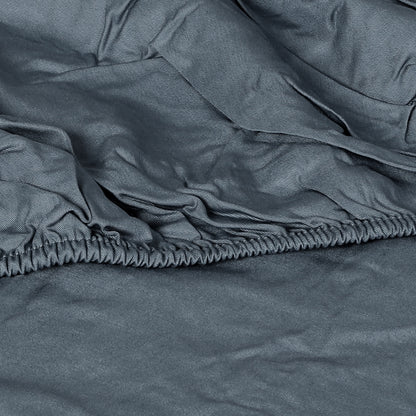 Dreamz 3pcs Sinigle Size 100% Bamboo Bed Sheet Set in Charcoal Colour Single-1954802921380122627