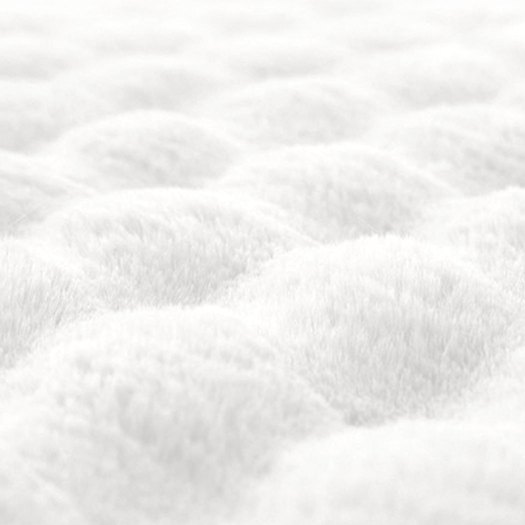 Marlow Floor Rug Carpet Fluffy Faux Rabbit Fur 80x120CM-2018816664715530243