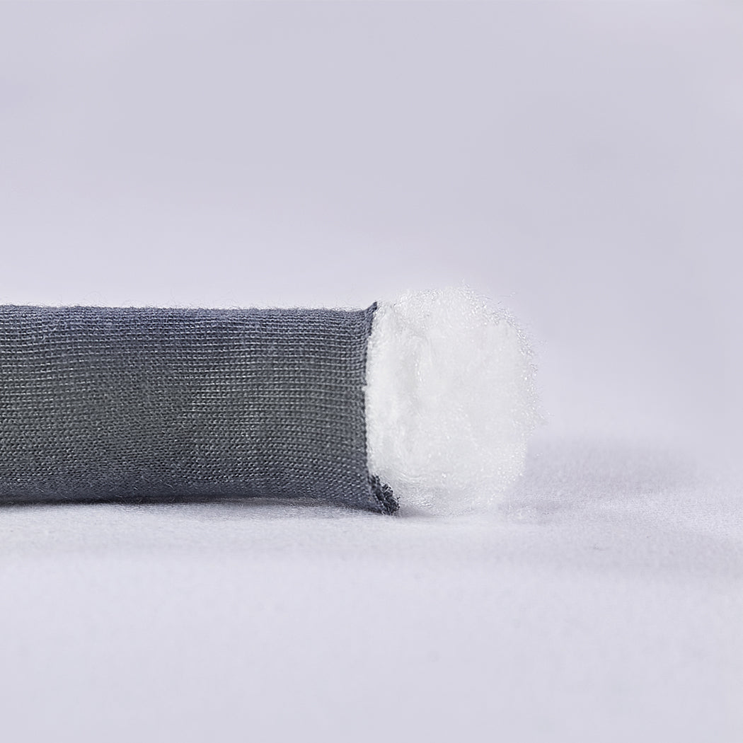 Dreamz Knitted Weighted Blanket Chunky Grey Kids-1954802943781900292