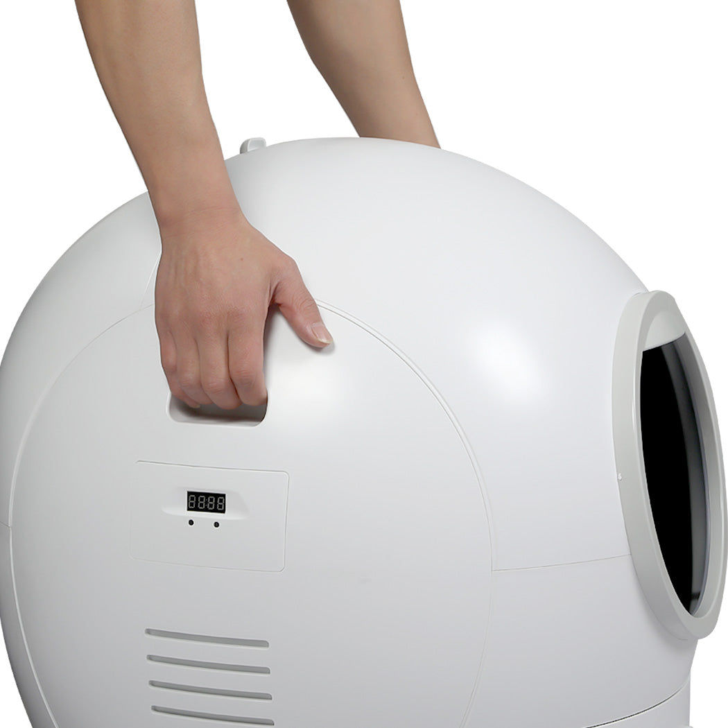 Pawz Self Cleaning Cat Litter Box Large Enclosed Toilet-2018816925135671300