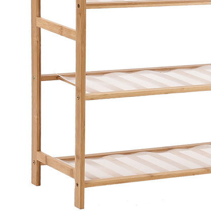 Levede Bamboo Shoe Rack Storage Wooden-1954802688814354436