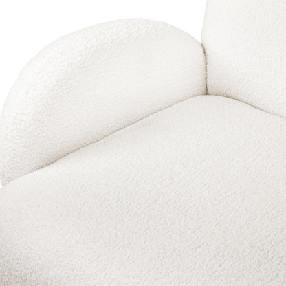 Levede Cloud Sofa 3 Seater Sherpa Fleece White-1954802386396647428