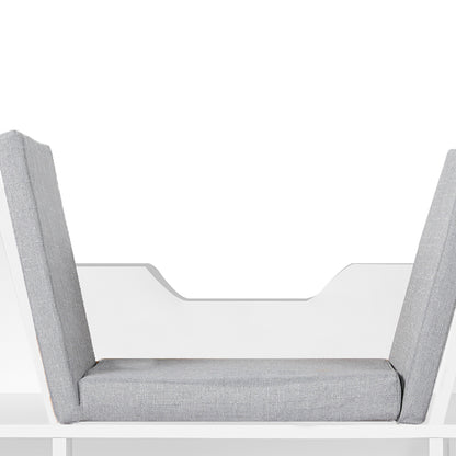 Levede Kids Bookcase Toys Box Shelf White-1954802614847803396