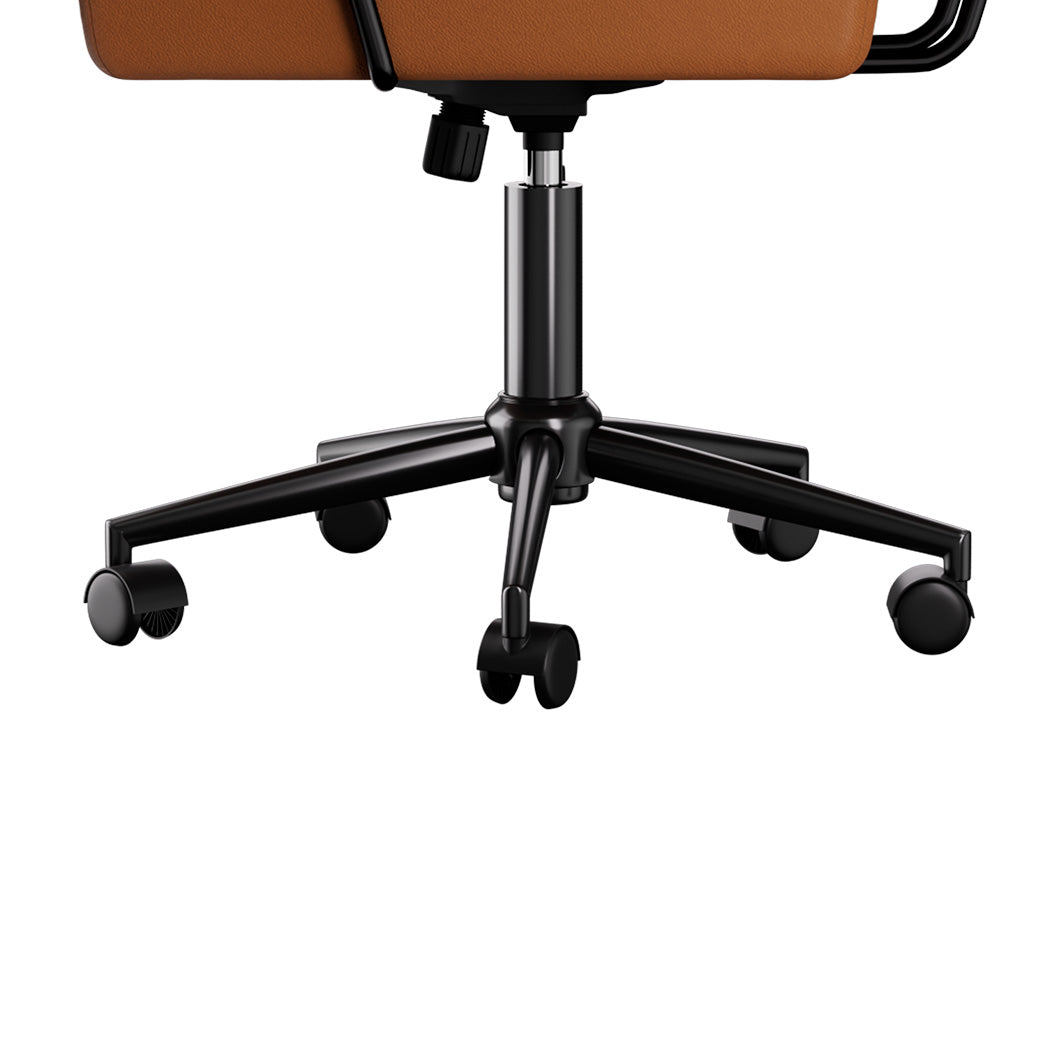 LEVEDE Ergonomic Office Chair Computer PU Brown-2006732703109615620