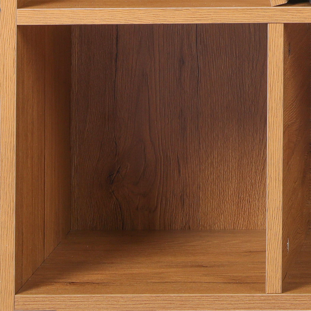 Levede Kids Bookcase Toys Box Shelf Brown-2018816836392587268
