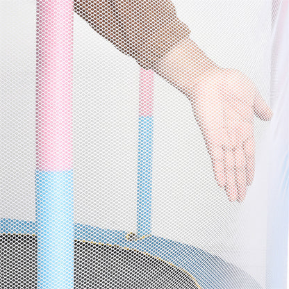 Centra 55&quot; Kids Trampoline Rebounder Pink-1954802468797943812